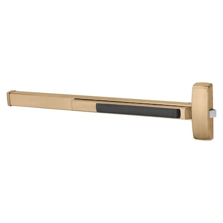 Sargent Grade 1 Rim Exit Bar, Wide Stile Pushpad, 36-in Fire-Rated Device, Exit Only, Less Dogging, Satin Br 12-8888F 10